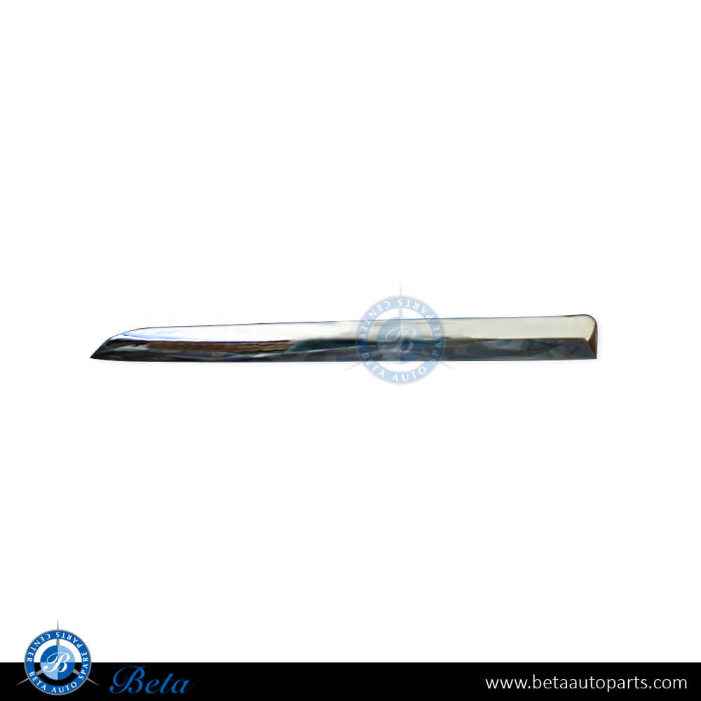 Left Side Rear Bumper Chrome Moulding for BMW 7 Series G11 / G12 LCI 2020-Up models, Part Number 51128076423 Left Side Rear Bumper Chrome Moulding for BMW 7 Series G11 / G12 LCI 2020-Up models, Part Number 51128076423